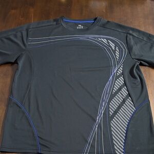 Fila Black and Blue Short Sleeve Tee